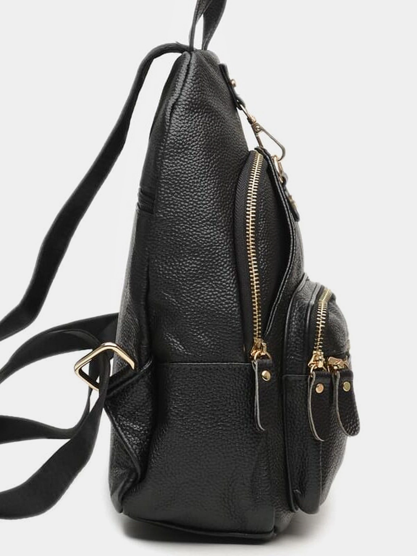 Рюкзаки Borsa Leather модель K1162-black Рюкзаки Borsa Leather модель K1162-black Фото