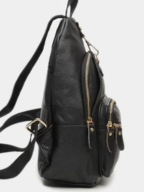 Рюкзаки Borsa Leather модель K1162-black Фото