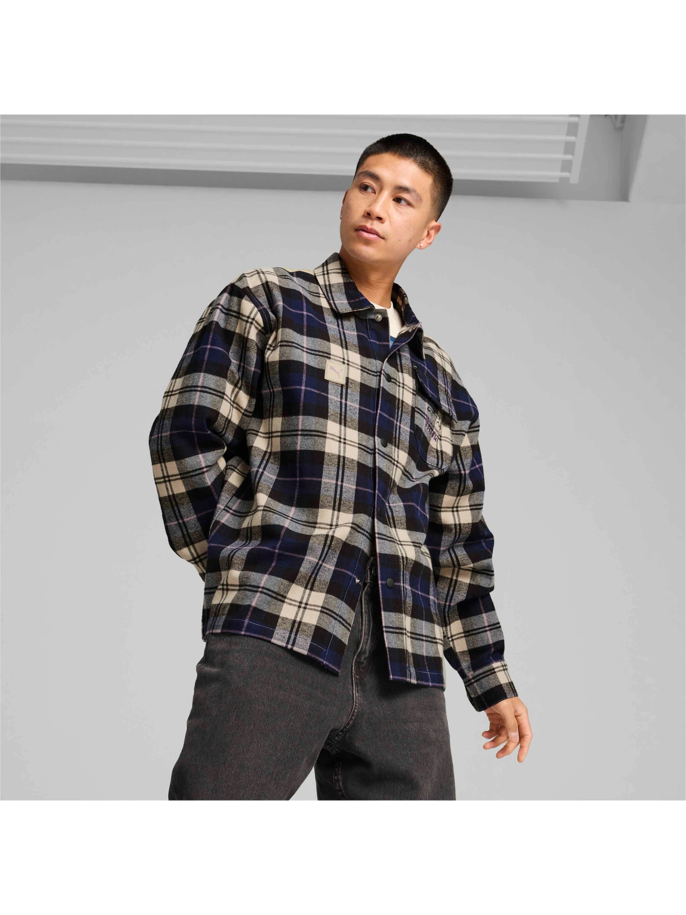 Рубашки PUMA Pl Statement Flanel Shirt модель 626364 Фото