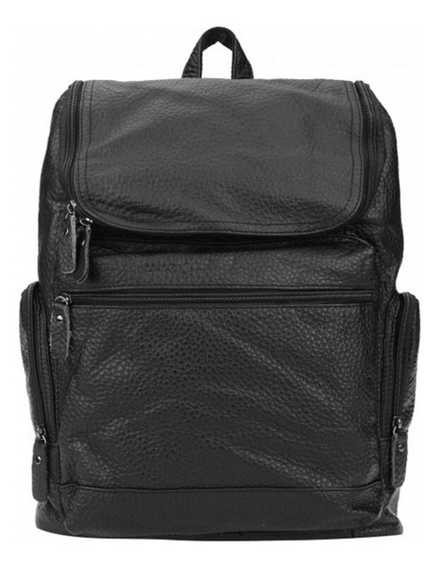 Рюкзаки Borsa Leather модель 1t1017m-black Рюкзаки Borsa Leather модель 1t1017m-black Фото