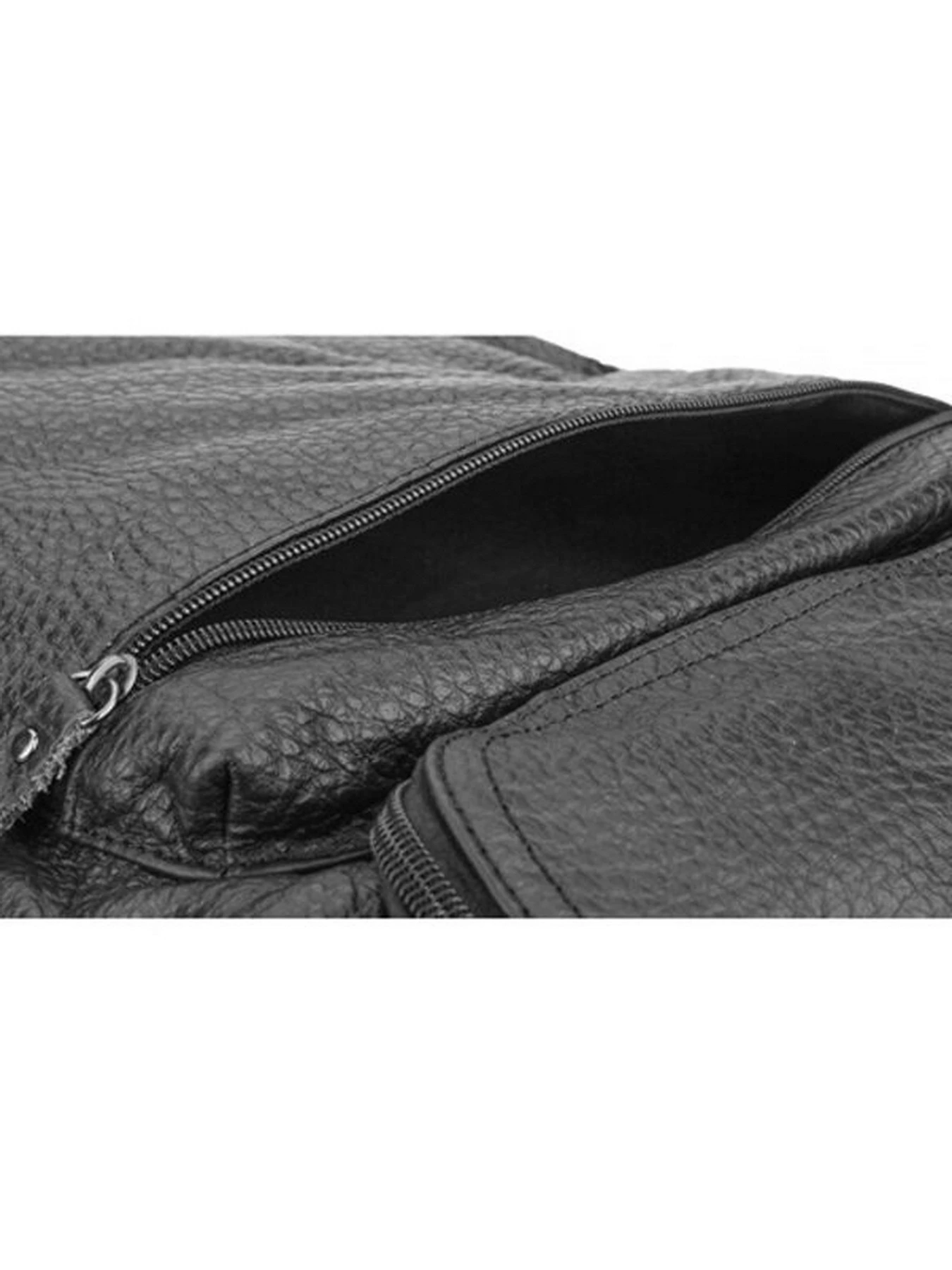 Рюкзаки Borsa Leather модель 1t1017m-black Рюкзаки Borsa Leather модель 1t1017m-black Фото