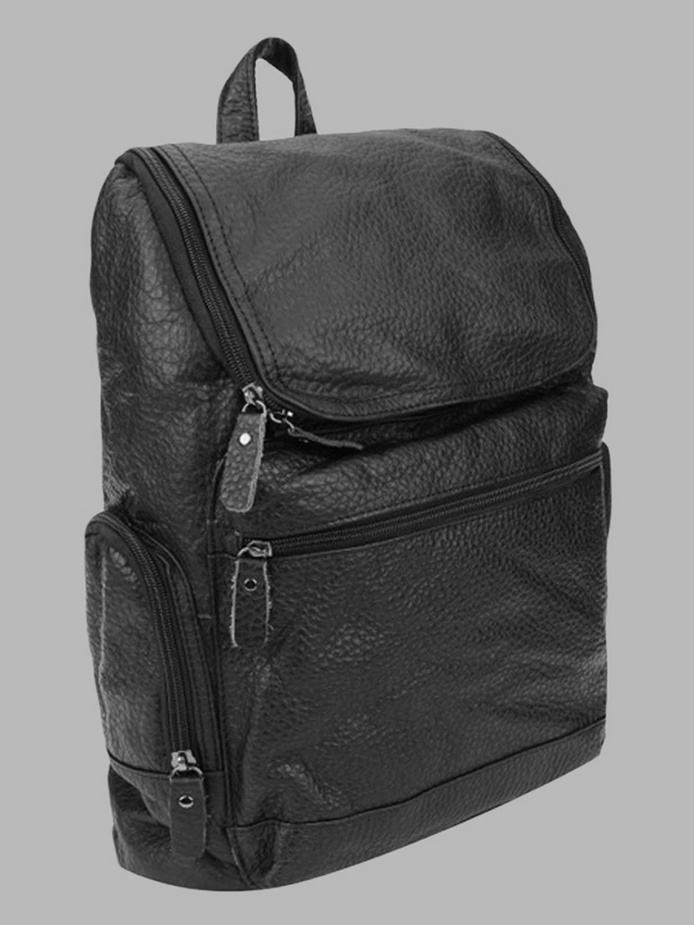 Рюкзаки Borsa Leather модель 1t1017m-black Рюкзаки Borsa Leather модель 1t1017m-black Фото