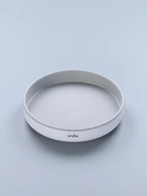 Підставка з обертом 360° Lazy Susan біла з сірим MBM HOME модель KP-11 WHITE/GRAY Фото