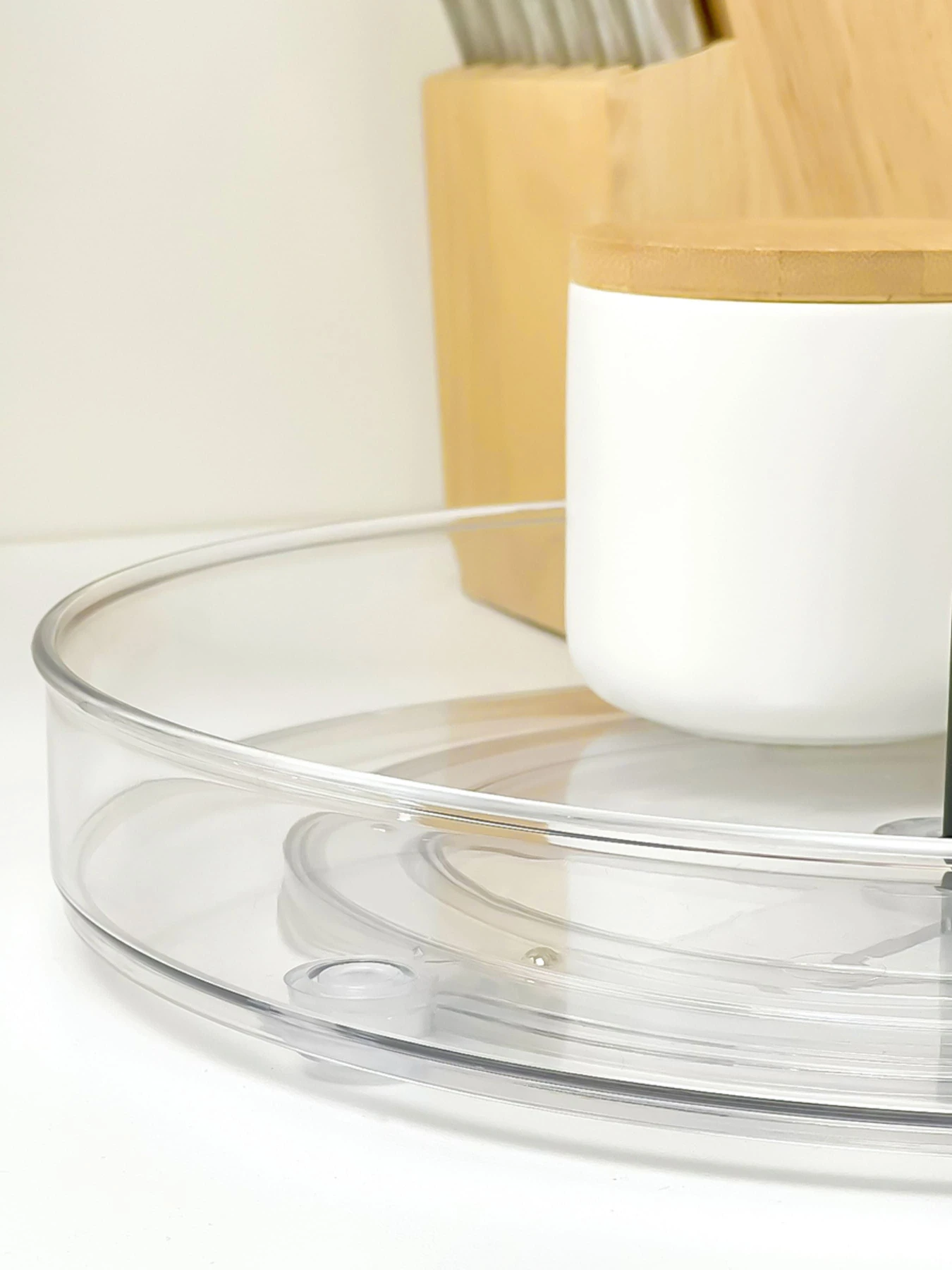 Подставка вращающаяся на 360° Lazy Susan прозрачная MBM HOME модель KP-73 T Подставка вращающаяся на 360° Lazy Susan прозрачная MBM HOME модель KP-73 T Фото