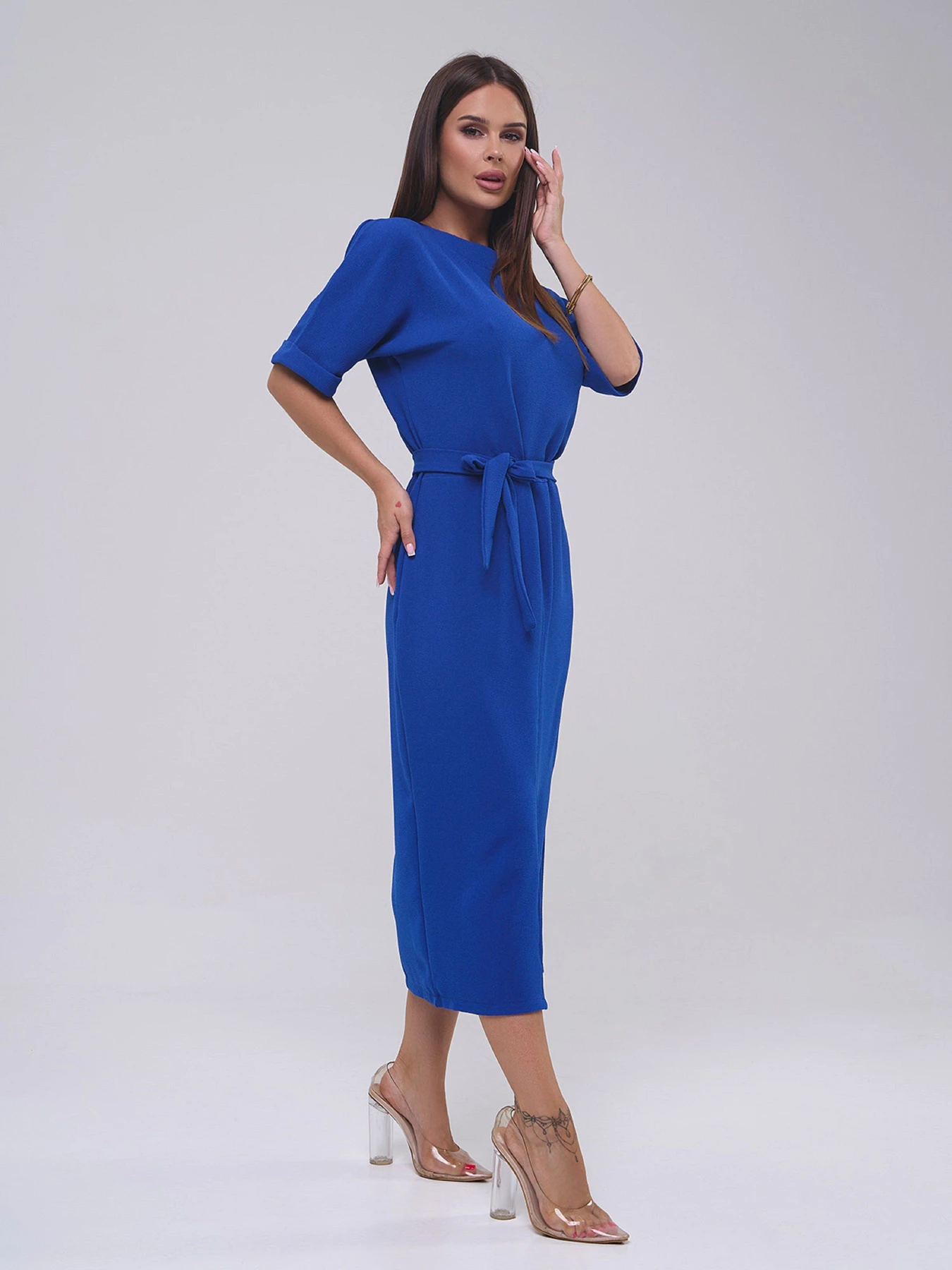 Сукні ISSA Plus модель 14809_электрик Сукні ISSA Plus модель 14809_электрик Фото