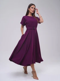 Платья ISSA Plus модель 14529_фиолетовый Фото