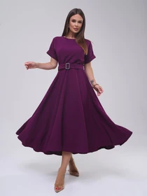 Платья ISSA Plus модель 14529_фиолетовый Фото