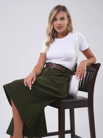 Брюки ISSA Plus модель 14807_хаки Фото
