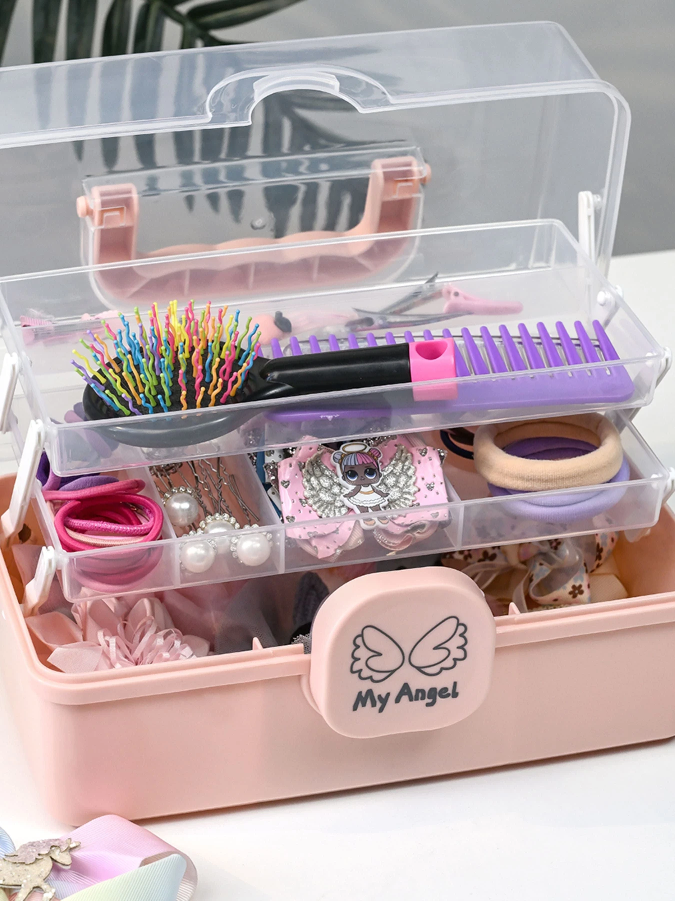 Органайзер для мелочей розовый MBM HOME модель PC-16 S PINK Фото