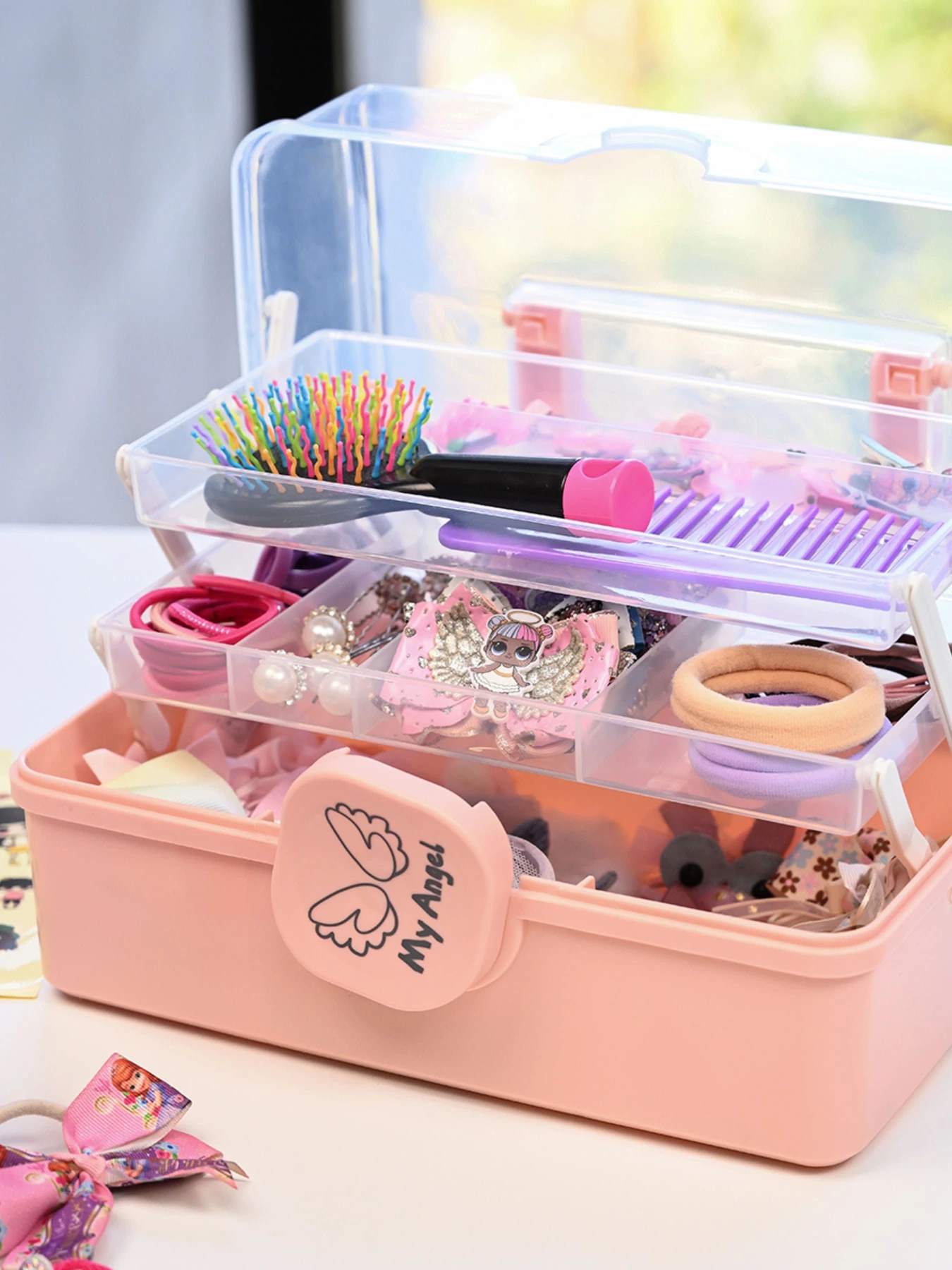 Органайзер для мелочей розовый MBM HOME модель PC-16 S PINK Фото