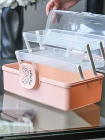 Органайзер для мелочей розовый MBM HOME модель PC-16 S PINK Фото