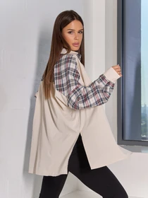 Сорочки ISSA Plus модель 14828_мультиколор Фото