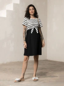 Сукні Yula mama Becky модель BeckyDR-24.031BlackYLMMDR Фото