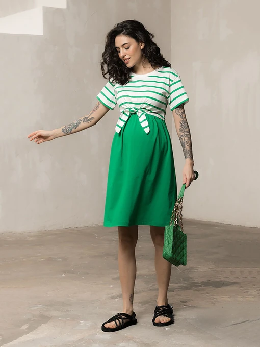 Сукні Yula mama Becky модель BeckyDR-24.032GreenYLMMDR Фото