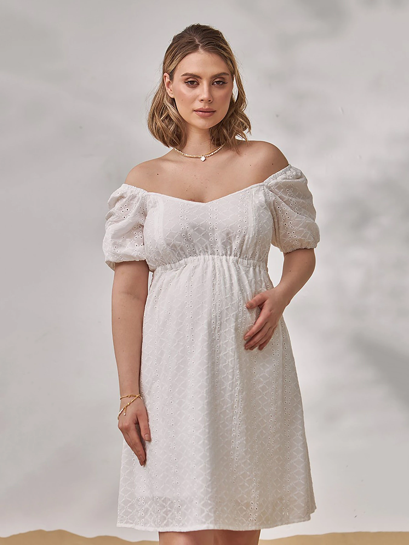 Сукні Yula mama Amadeya модель AmadeyaDR-24.053WhiteYLMMDR Сукні Yula mama Amadeya модель AmadeyaDR-24.053WhiteYLMMDR Фото