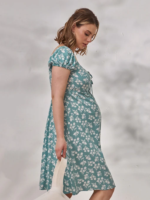 Платья Yula mama Caprice модель CapriceDR-24.061TarragonYLMMDR Фото