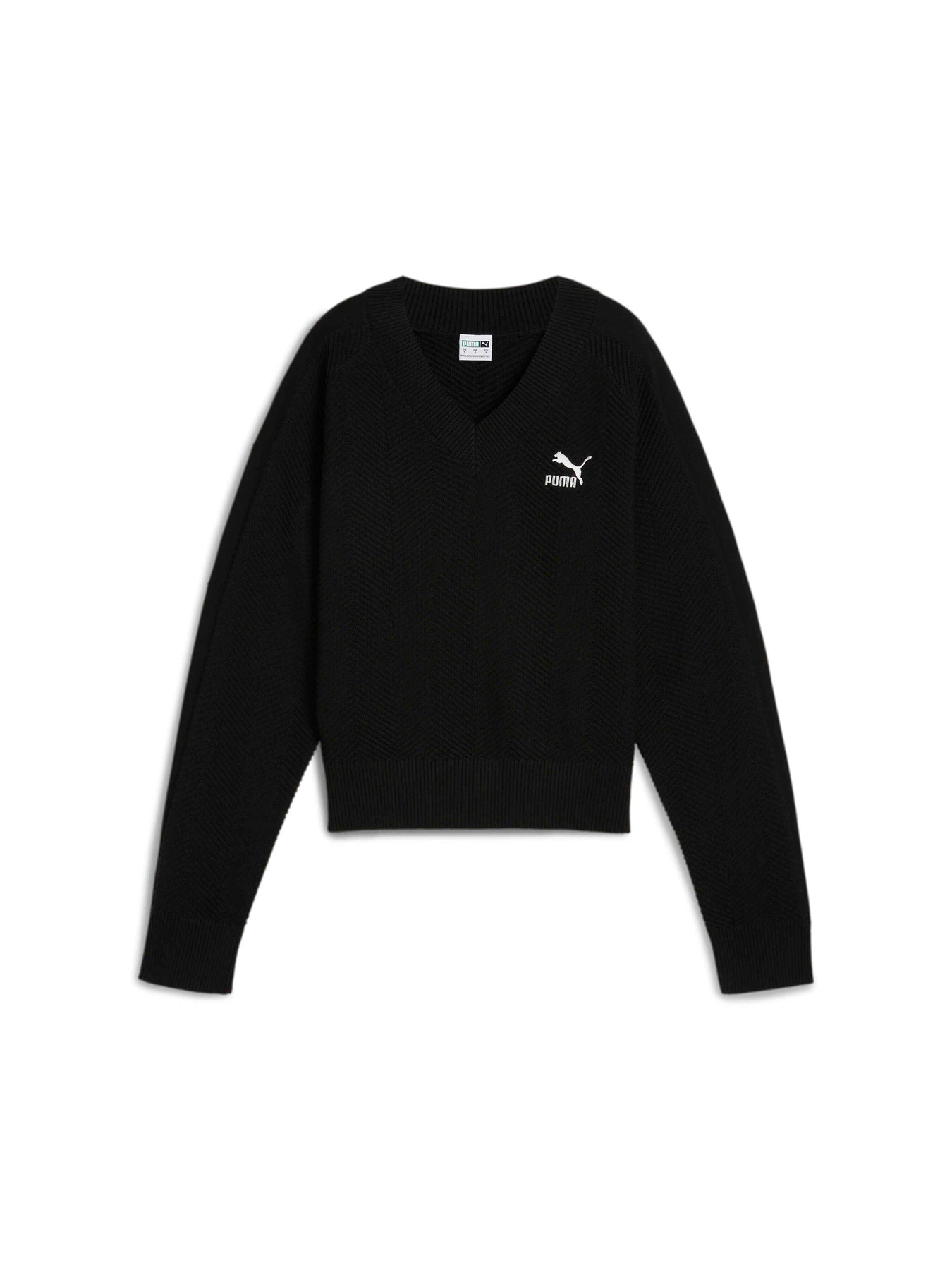 Худи и свитшоты PUMA T7 Knitted V-neck Crew модель 627471 Фото