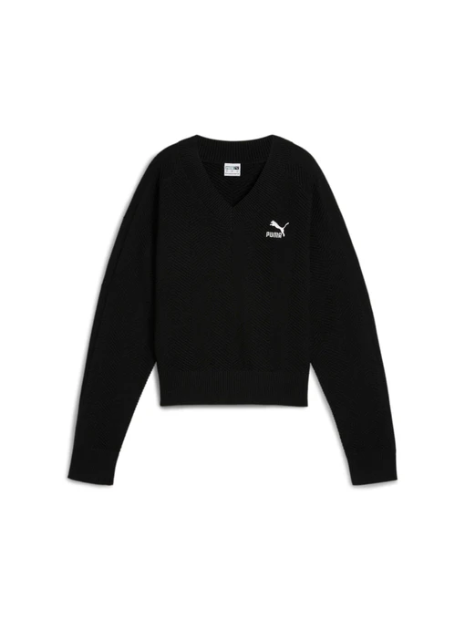 Худи и свитшоты PUMA T7 Knitted V-neck Crew модель 627471 Фото