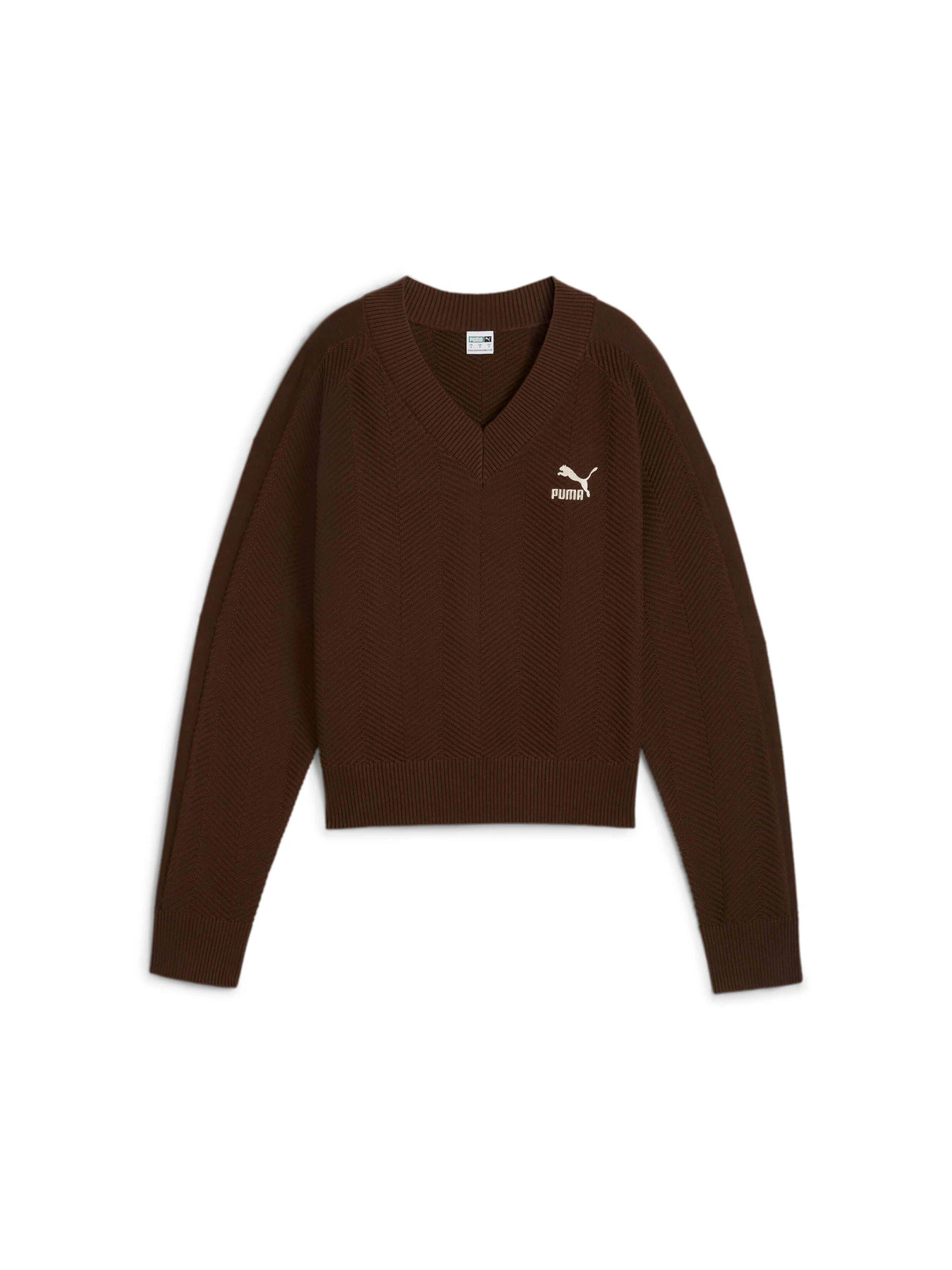 Худи и свитшоты PUMA T7 Knitted V-neck Crew модель 627471 Худи и свитшоты PUMA T7 Knitted V-neck Crew модель 627471 Фото