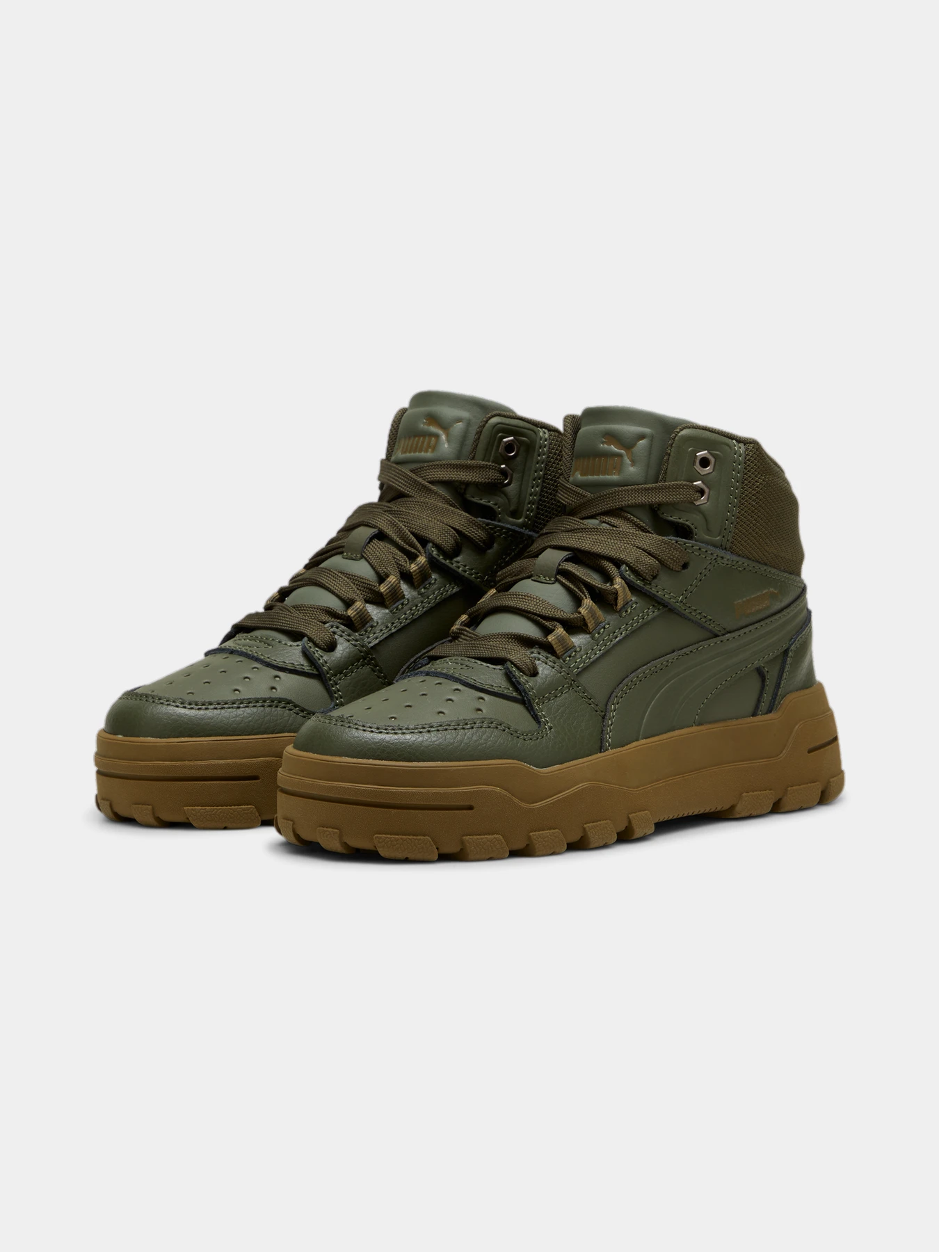 Ботинки и сапоги PUMA Rebound Abrupt Jr модель 398874 Ботинки и сапоги PUMA Rebound Abrupt Jr модель 398874 Фото