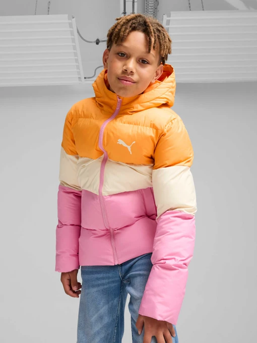 Дитяча Демісезонна куртка PUMA Poly Hooded Puffer Jacket фото 3