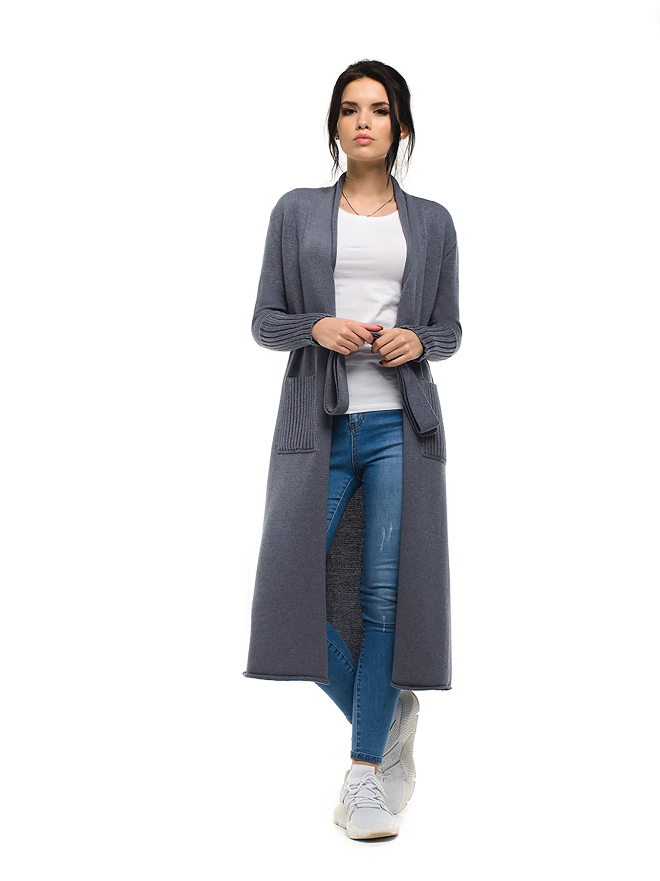 Свитры и кардиганы SVTR модель 492JeansCRDSVTR Свитры и кардиганы SVTR модель 492JeansCRDSVTR Фото