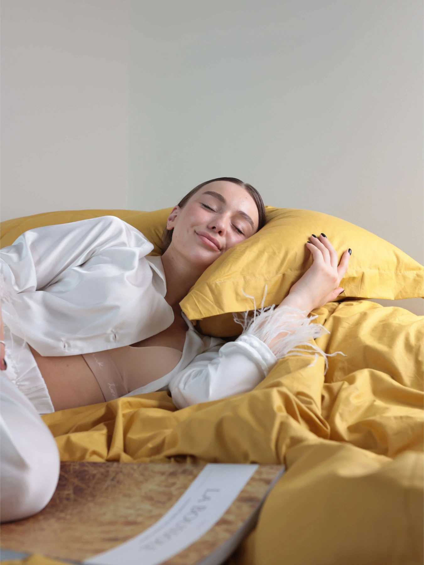 Комплект постільної білизни з тканини Ранфорс колір Медовий BedclozZzes модель 3946 Комплект постільної білизни з тканини Ранфорс колір Медовий BedclozZzes модель 3946 Фото