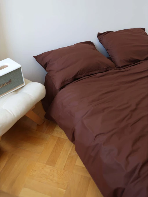 Комплект постельного белья с ткани Ранфорс цвет Шоколадная BedclozZzes модель 11768 Фото