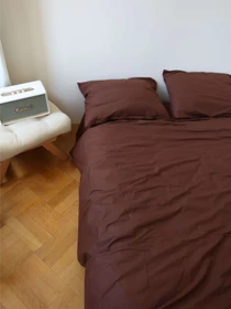 Комплект постільної білизни з тканини Ранфорс колір Шоколадна BedclozZzes модель 11768 Фото