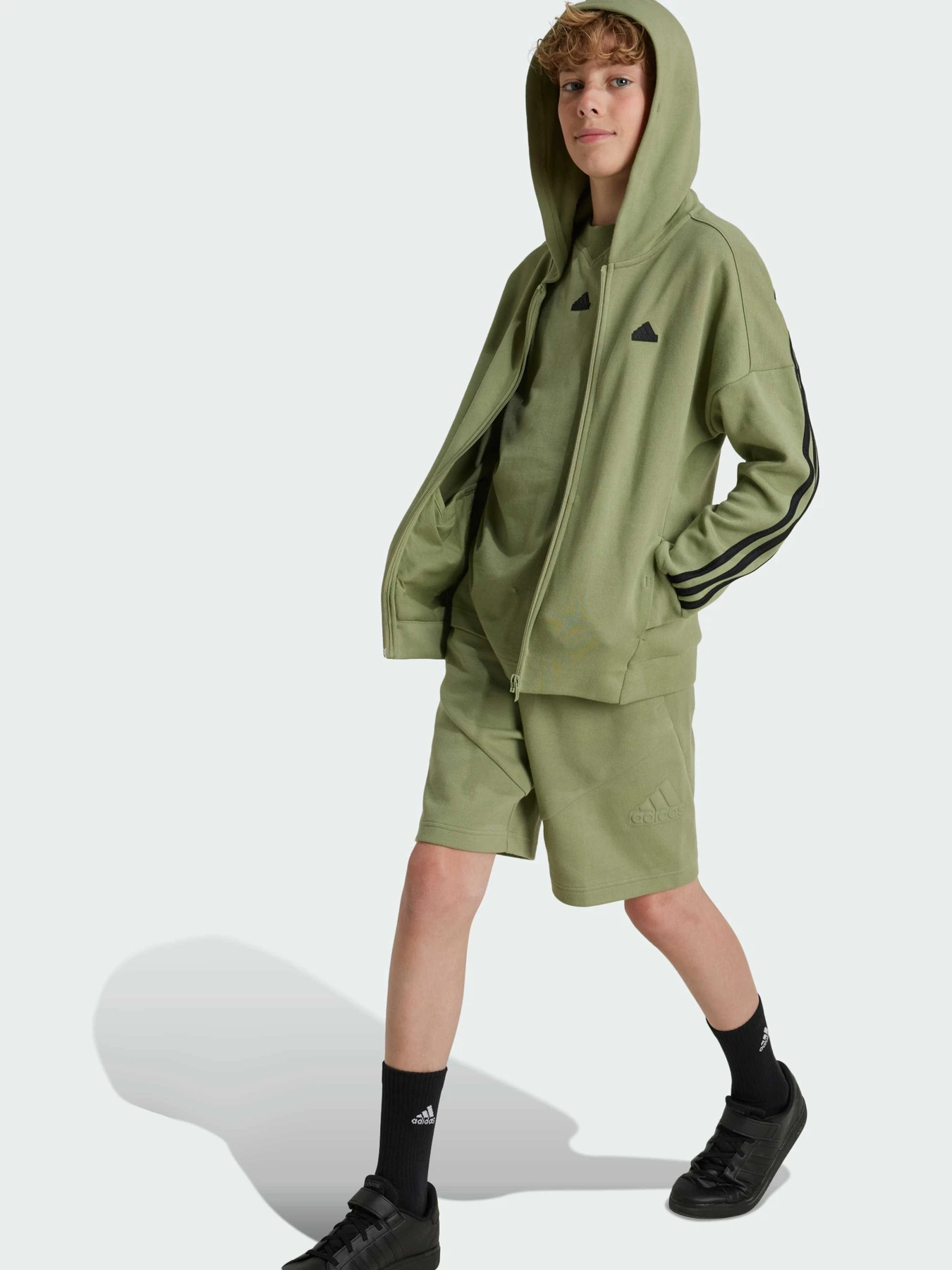 Худи и свитшоты Adidas 3 Stripes модель JH3601 Фото