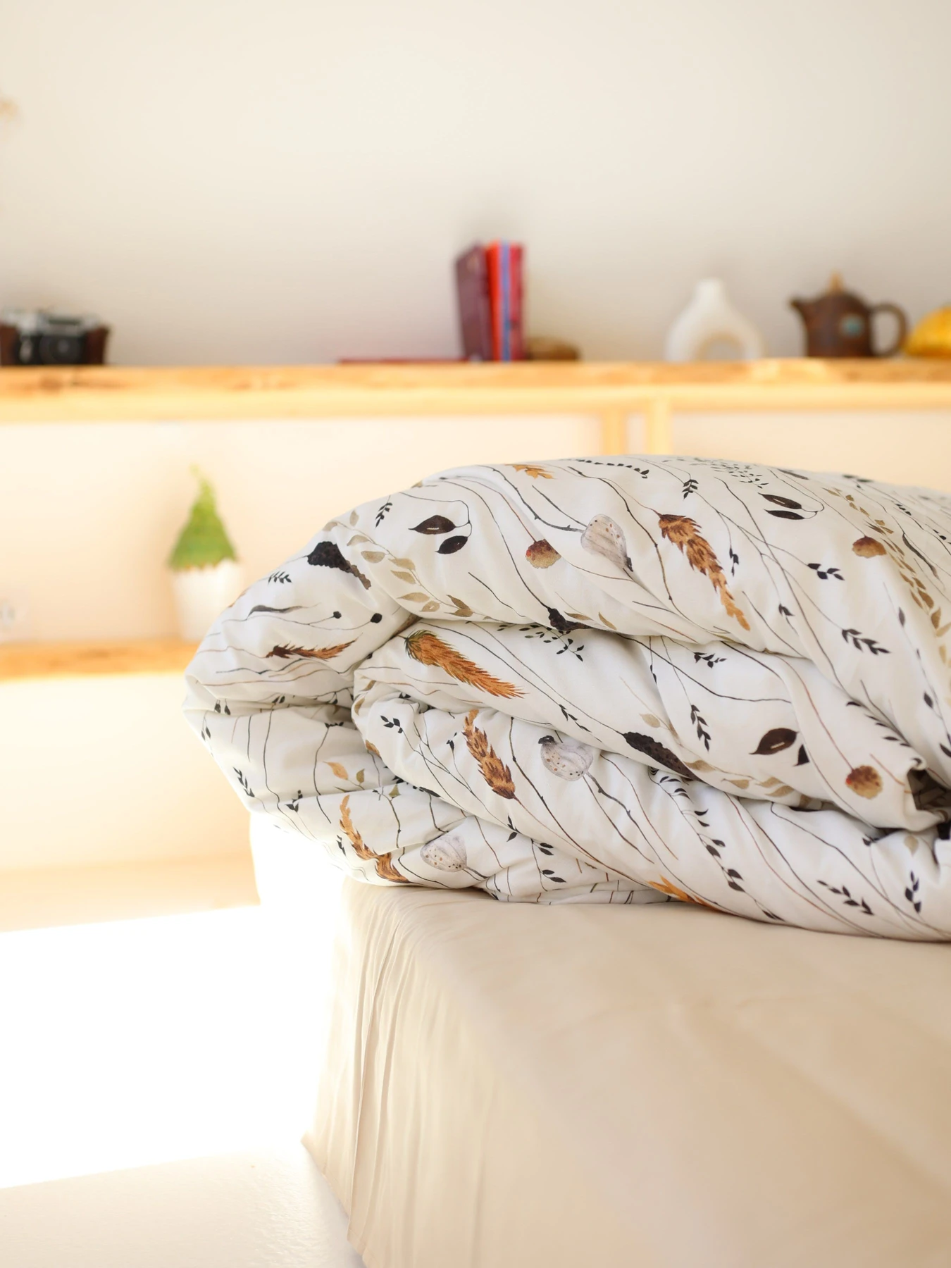Комплект постільної білизни з тканини Сатин колір Пшеничне поле BedclozZzes модель 13766 Комплект постільної білизни з тканини Сатин колір Пшеничне поле BedclozZzes модель 13766 Фото