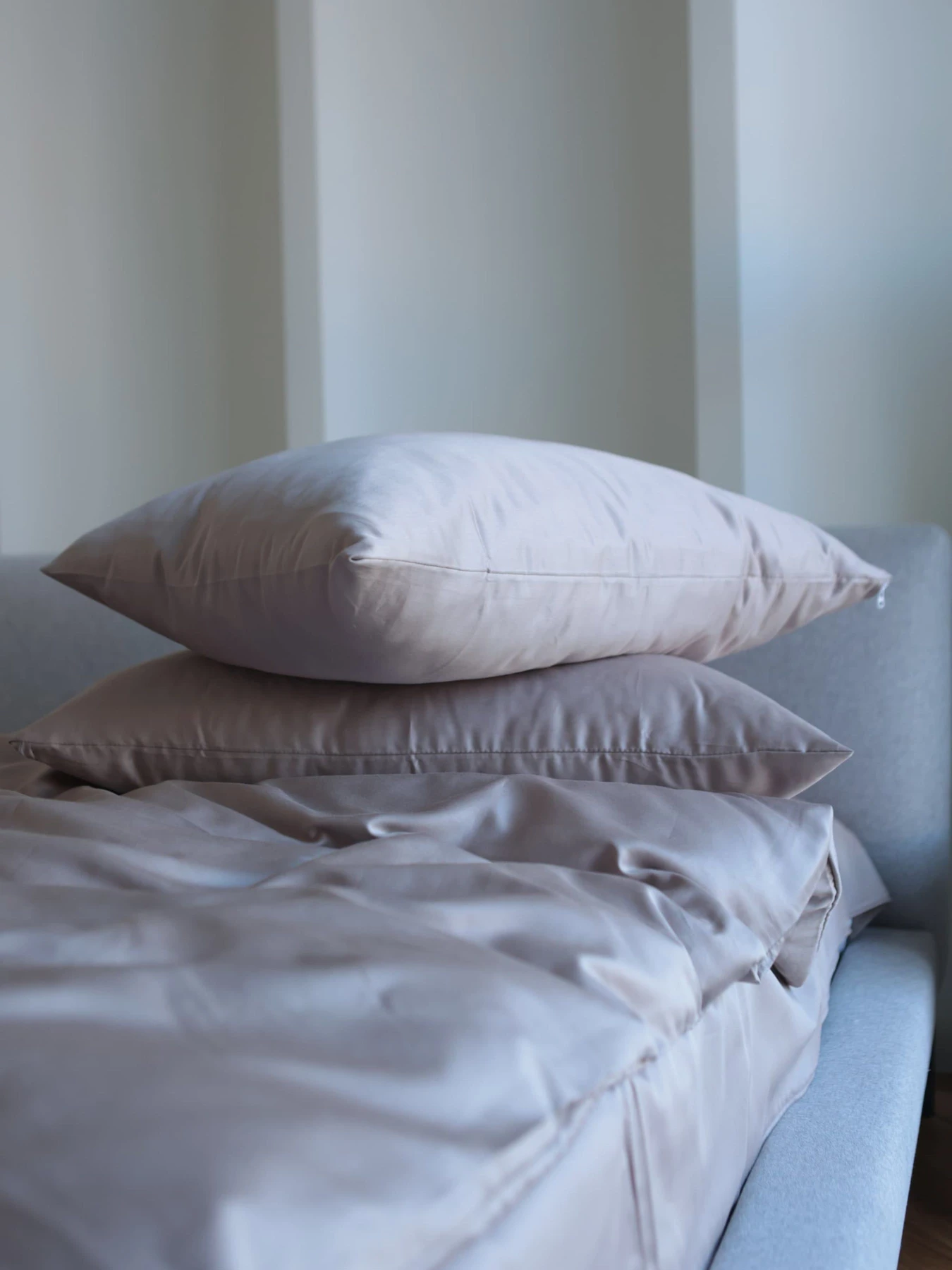 Комплект постельного белья с ткани Сатин цвет Мокко BedclozZzes модель 15563 Комплект постельного белья с ткани Сатин цвет Мокко BedclozZzes модель 15563 Фото