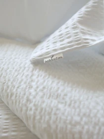 Комплект постільної білизни з тканини Бавовна колір “Білий” BedclozZzes модель 12937 Фото