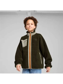 Куртки и дубленки PUMA Hybrid Sherpa Jacket модель 626504 Фото