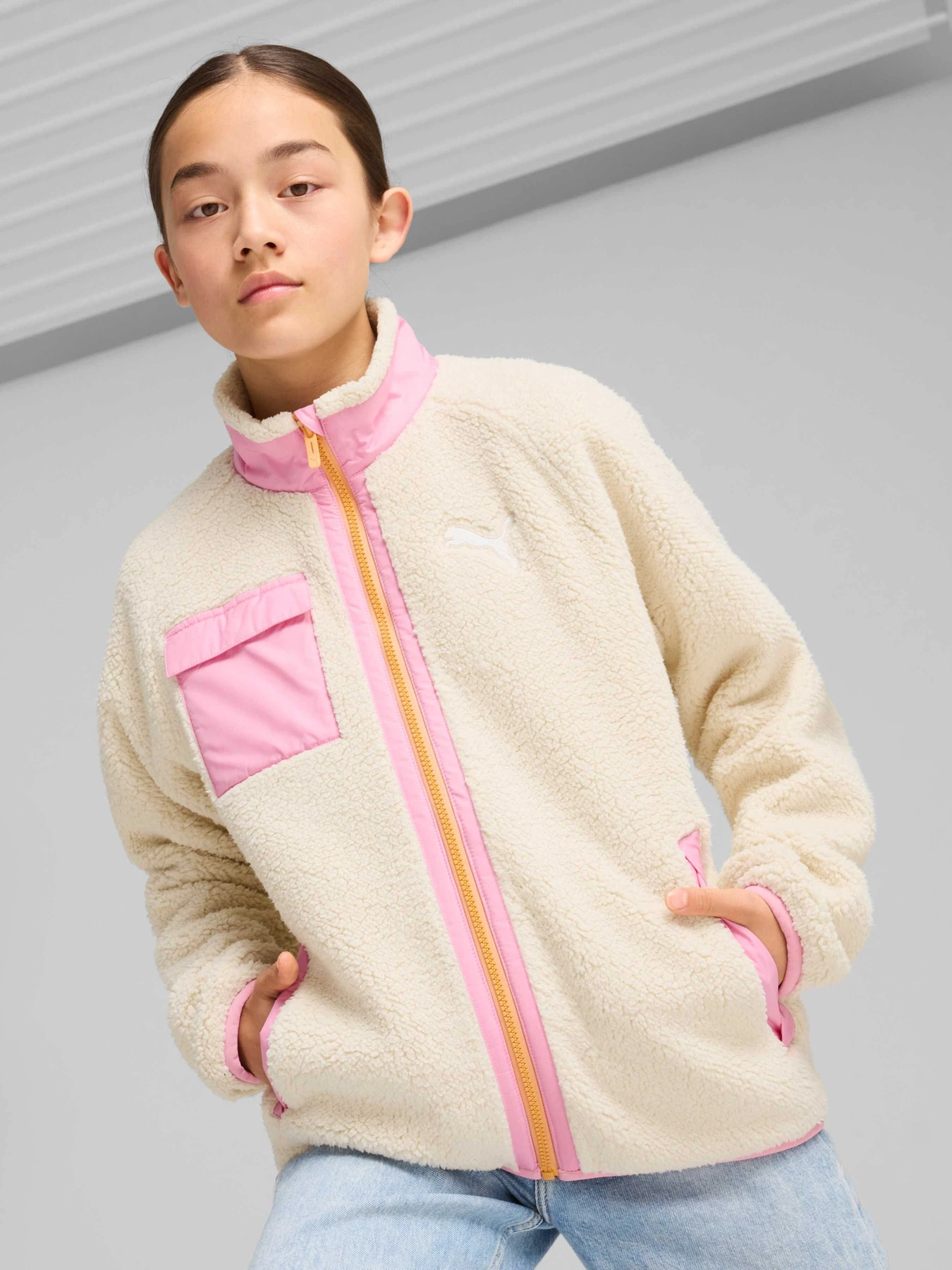 Куртки и дубленки PUMA Hybrid Sherpa Jacket модель 626504 Куртки и дубленки PUMA Hybrid Sherpa Jacket модель 626504 Фото