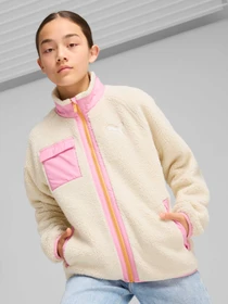 Куртки и дубленки PUMA Hybrid Sherpa Jacket модель 626504 Фото