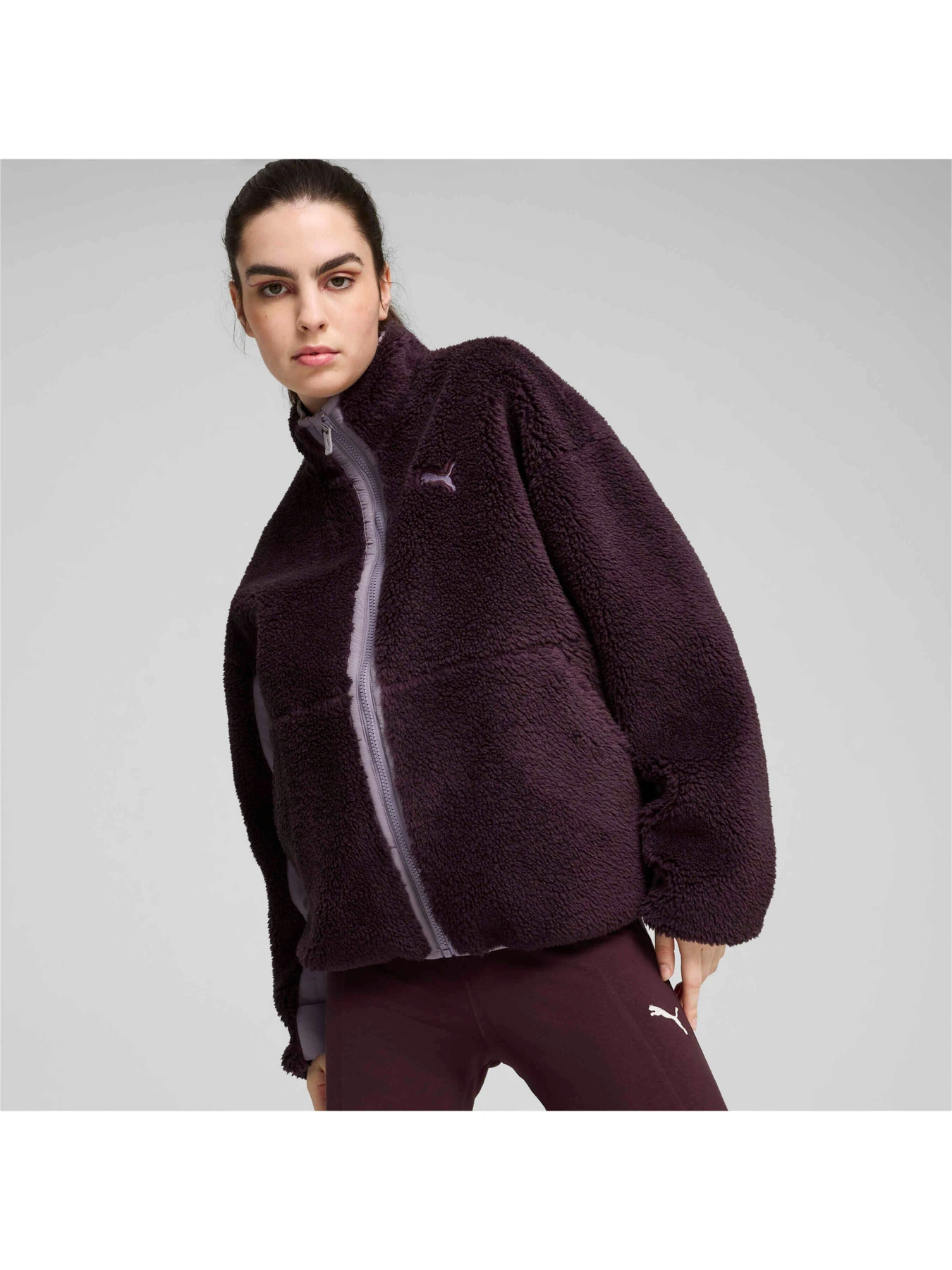 Куртки и дубленки PUMA Reversible Sherpa Jacket модель 626488 Фото