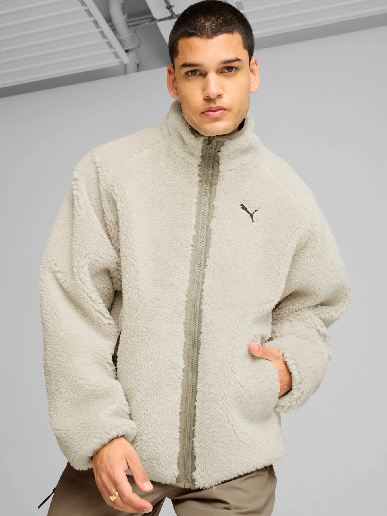 Куртки та дублянки PUMA Reversible Sherpa Jacket модель 626472 Фото