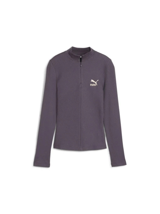 Худи и свитшоты PUMA Classics Ribbed Half-zip Tee модель 626632 Фото