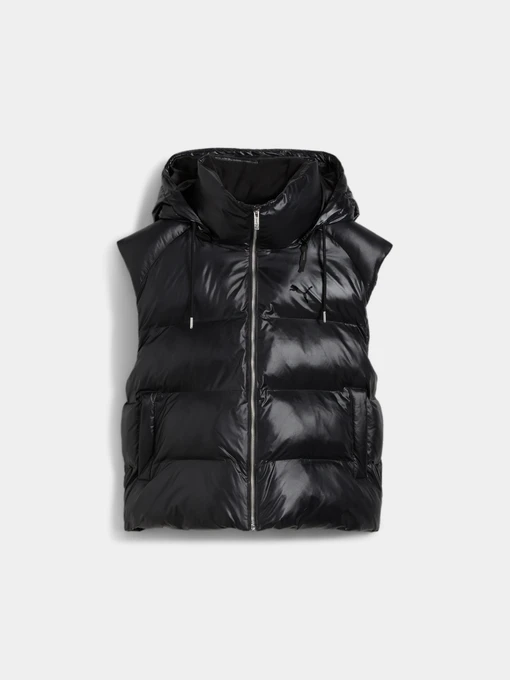 Куртки и дубленки PUMA Shiny Puffer Vest модель 626518 Фото