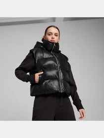 Куртки и дубленки PUMA Shiny Puffer Vest модель 626518 Фото