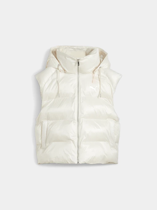 Куртки и дубленки PUMA Shiny Puffer Vest модель 626518 Фото