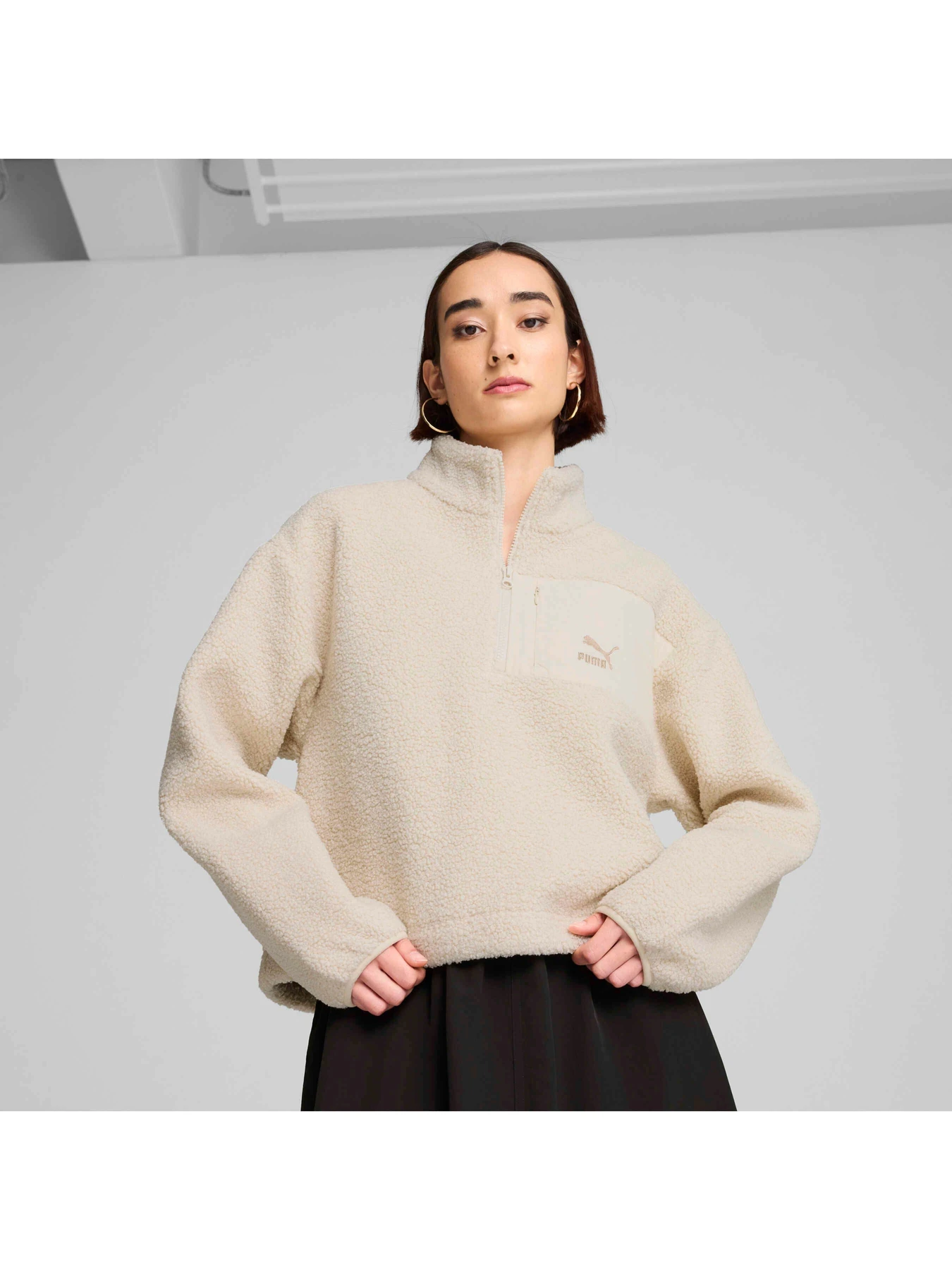 Худи и свитшоты PUMA Classics Winterized Half-zip модель 626796 Худи и свитшоты PUMA Classics Winterized Half-zip модель 626796 Фото