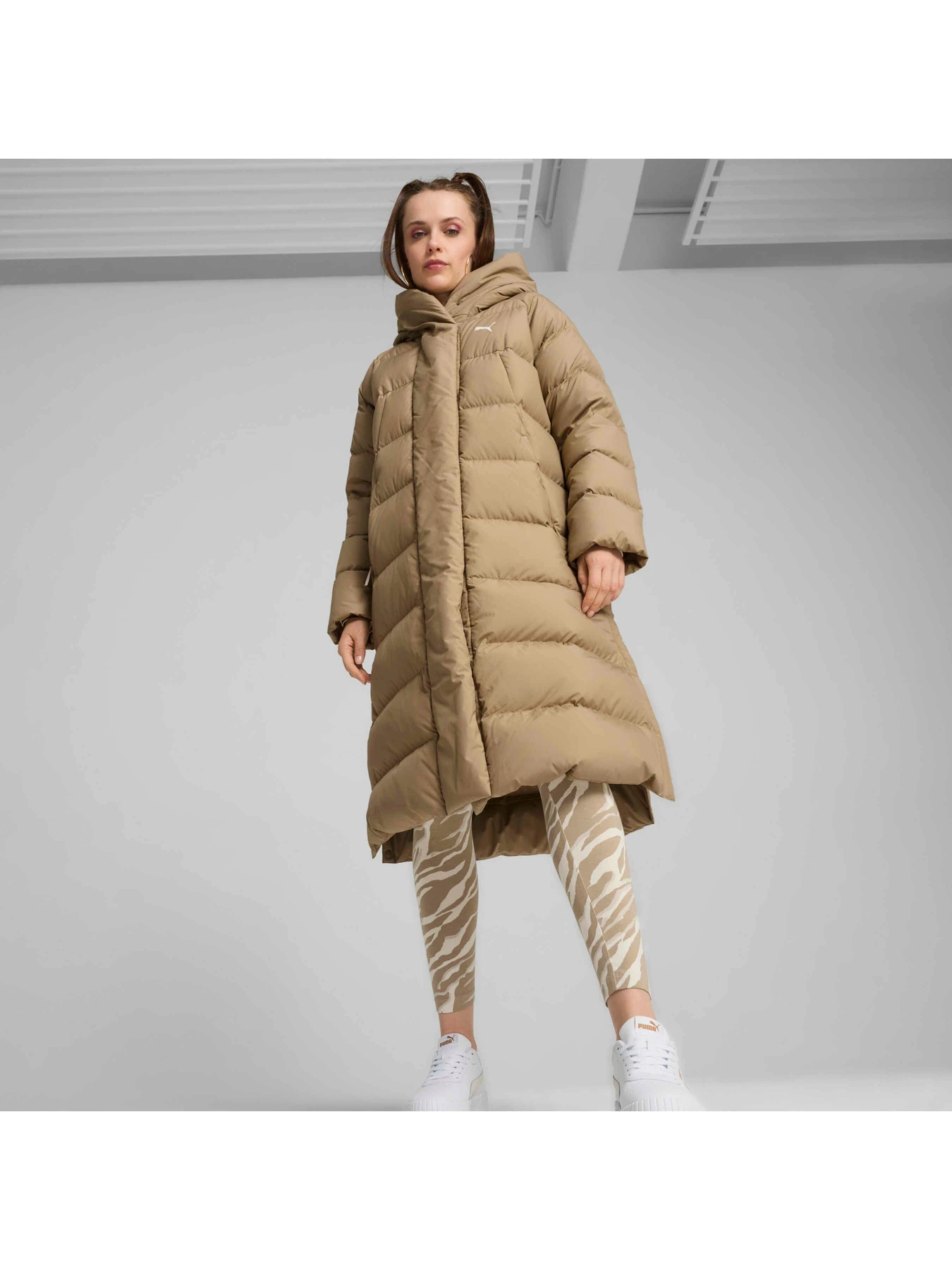 Куртки та дублянки PUMA Long Down Coat модель 626493 Фото
