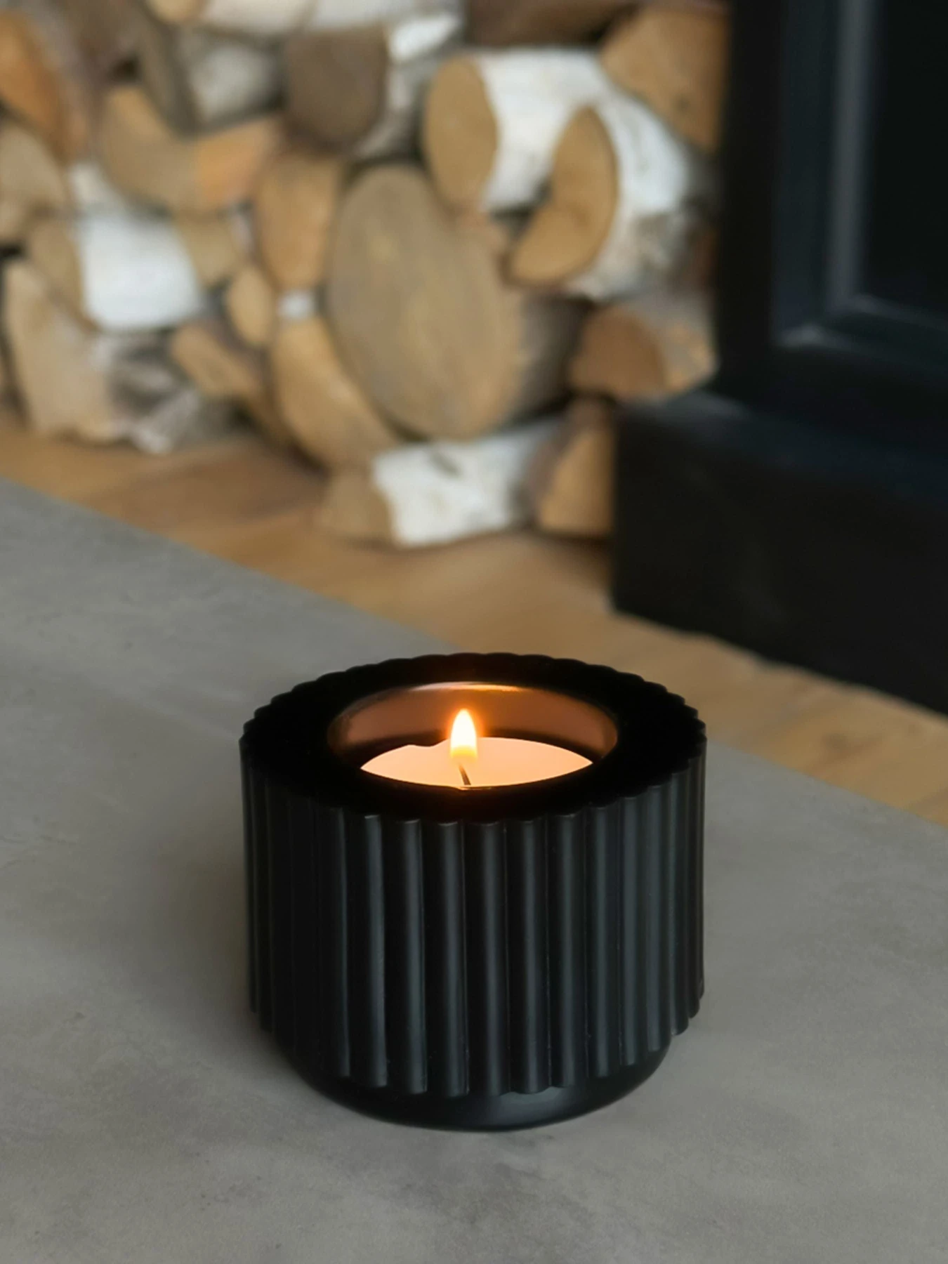 Подсвечник круглый черный MBM HOME модель SK-37 BLACK Фото