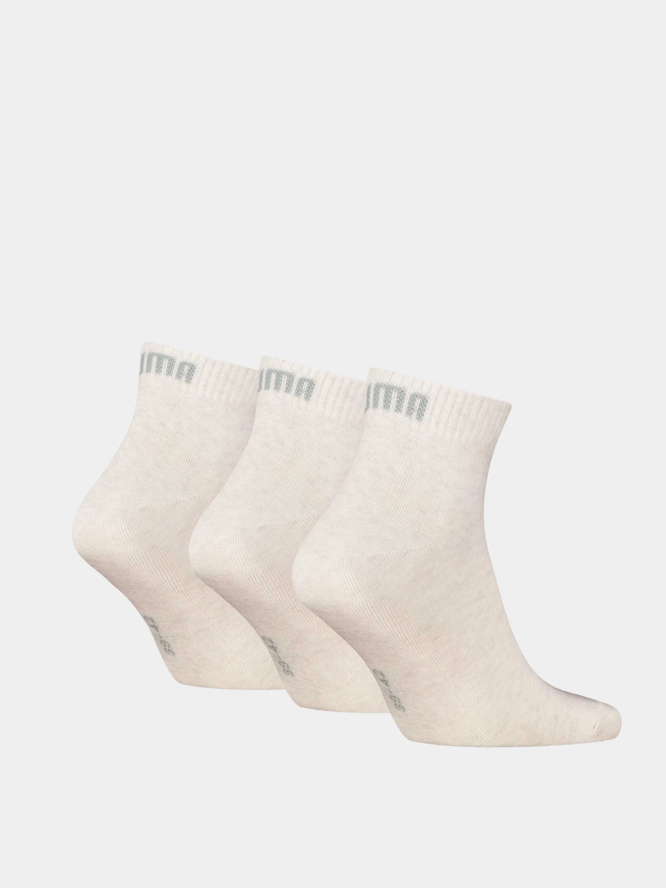 Шкарпетки та гольфи PUMA Unisex Quarter Plain 3p модель 938589 Фото