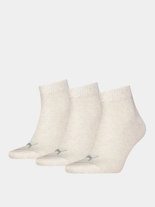 Шкарпетки та гольфи PUMA Unisex Quarter Plain 3p модель 938589 Фото