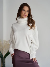 Светри та кардигани ISSA Plus модель 13621_белый Фото