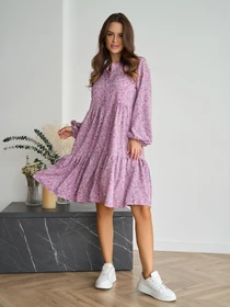 Сукні ISSA Plus модель 14834_розовый Фото