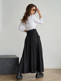 Юбки ISSA Plus модель 14837_черный Фото